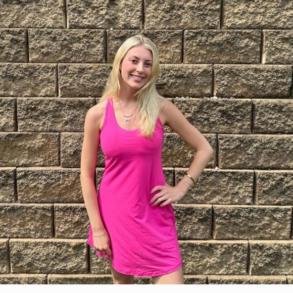 Rmn Pants - Vibrant Pink Sleeveless romper